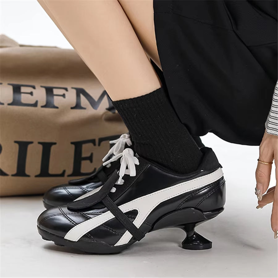 2024 New Designer Women High Heels Shallow Ballet Shoes Fashion Women Lace-Up Sports Shoes Casual Dress Pumps